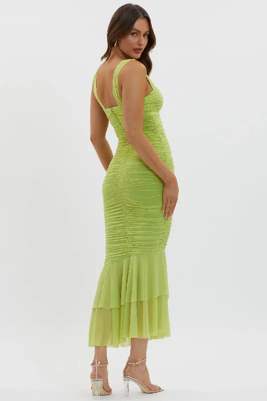 nadia-ruched-fishtail-maxi-dress-lime