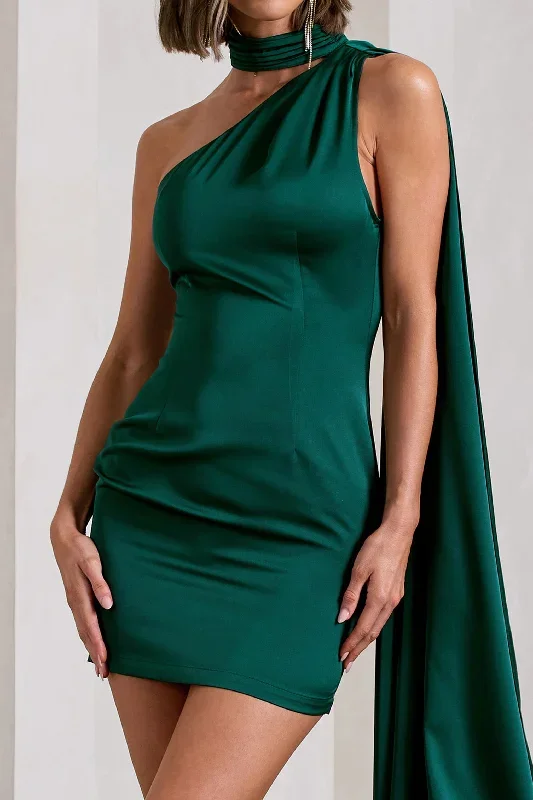 natalie-bottle-green-satin-asymmetric-mini-dress-with-scarf-detail-cl130073047