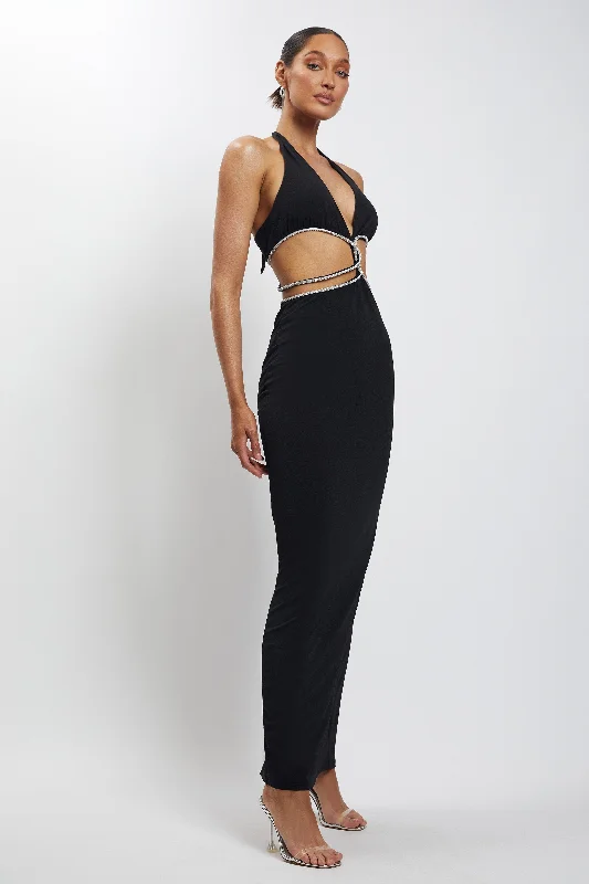 nicha-diamante-cut-out-maxi-dress-black