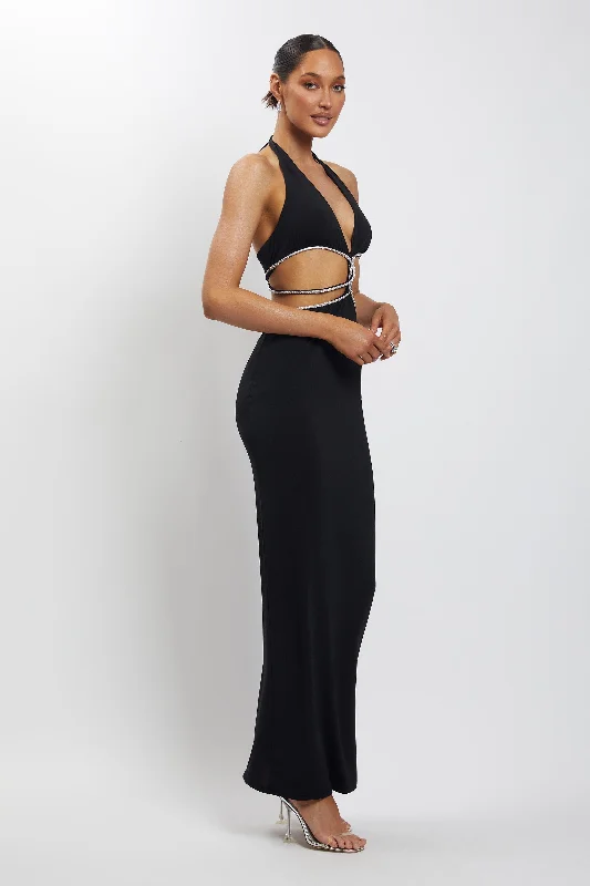 nicha-diamante-cut-out-maxi-dress-black