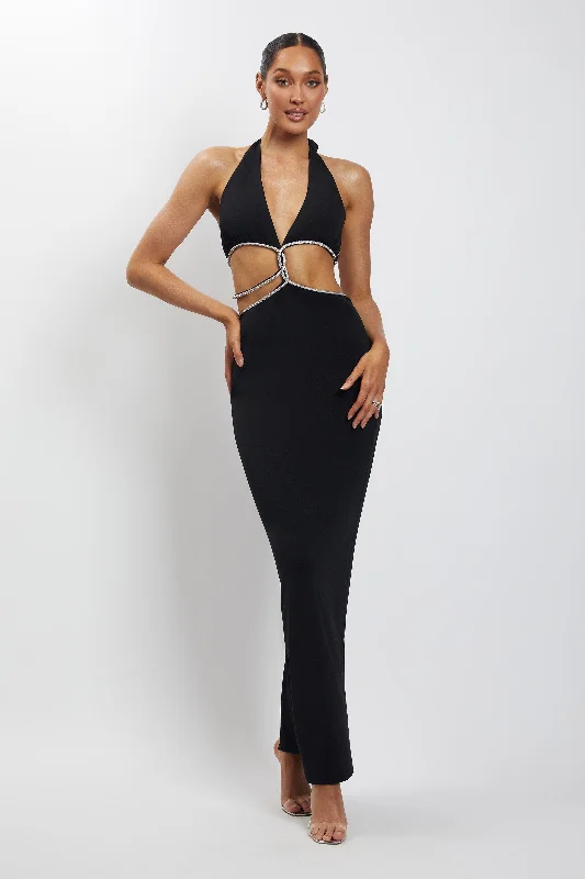 nicha-diamante-cut-out-maxi-dress-black