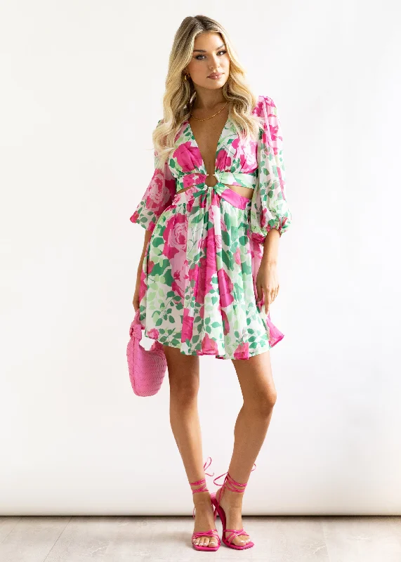 nirvana-mini-dress-rose-floral