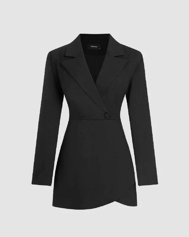 NYE Blazer Mini Dress in Black