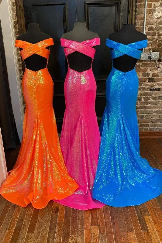 off-the-shoulder-orange-mermaid-long-prom-dress