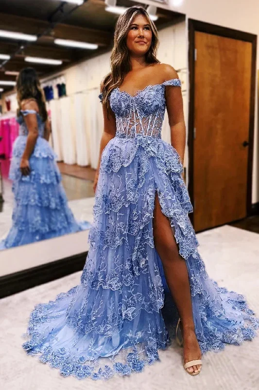 periwinkle-tulle-appliques-off-the-shoulder-ruffle-long-prom-dress