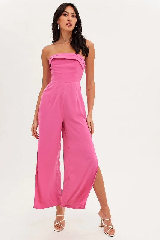 pink-strapless-jumpsuit-side-split-ep31813-43pb