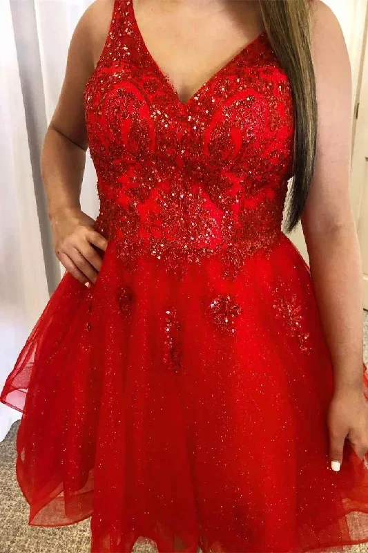 princess-red-beaded-a-line-short-homecoming-dress