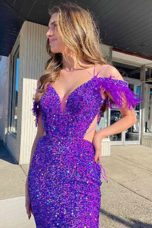 purple-cutout-sequins-long-prom-dress-with-feathers