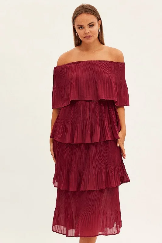 red-off-shoulder-pleated-midi-dress-ced31001-33ab-3