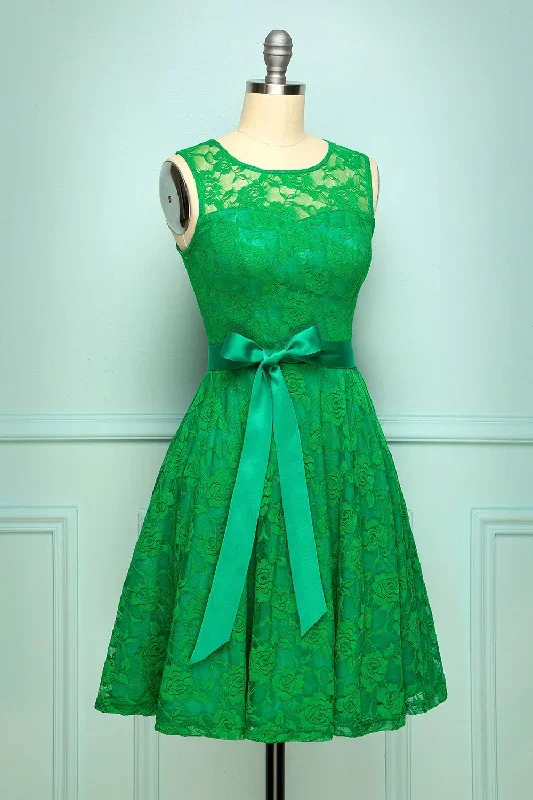 robe-en-dentelle-verte