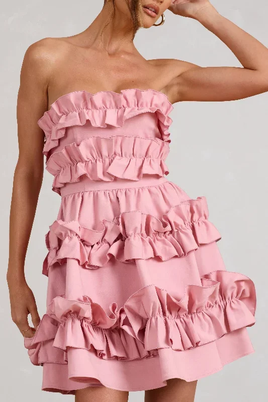 rosette-blush-ruffled-bandeau-mini-dress