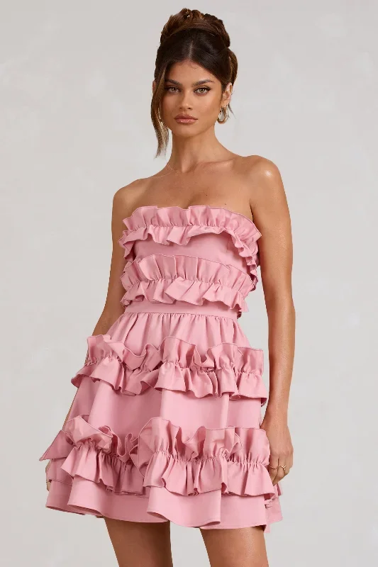 rosette-blush-ruffled-bandeau-mini-dress