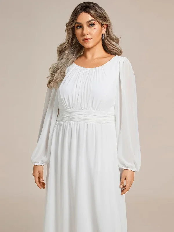 see-througth-puff-sleeve-chiffon-plus-size-bridesmaid-dress-es0106b