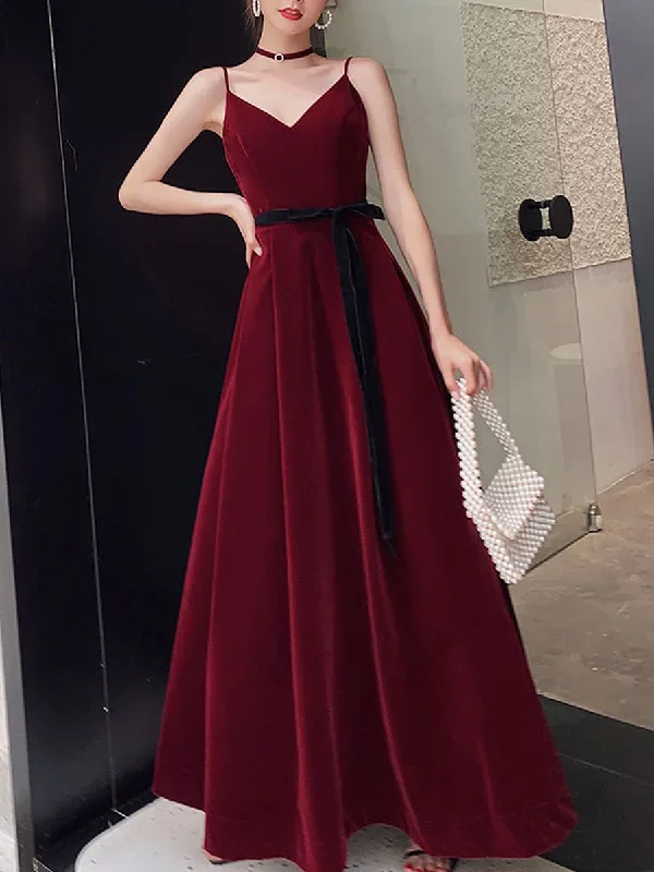 simple-burgundy-v-neck-velvet-long-prom-dress-burgundy-evening-dress