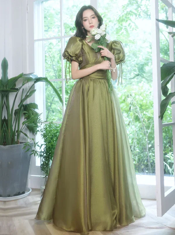 simple-green-v-neck-tulle-long-prom-dress-green-evening-dress