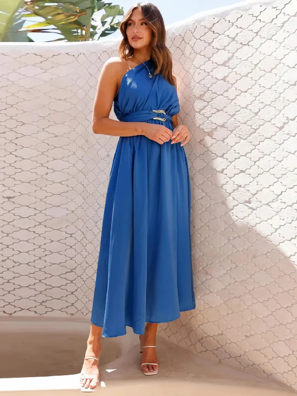 single-shoulder-midi-dress