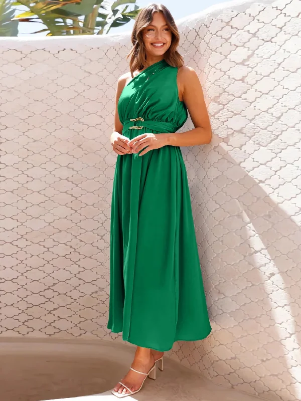 single-shoulder-midi-dress