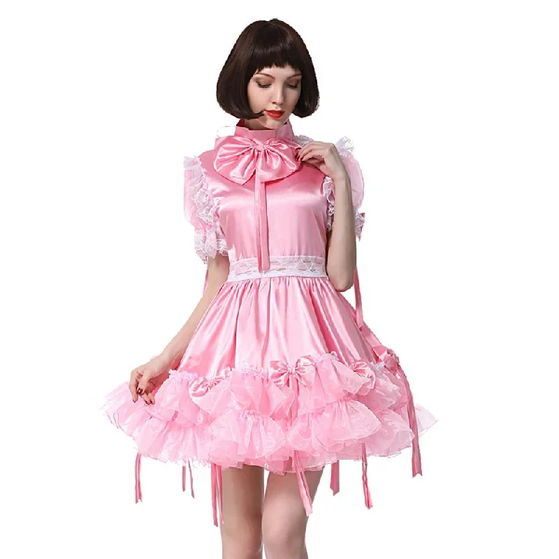 sissy-tatiana-pink-satin-dress