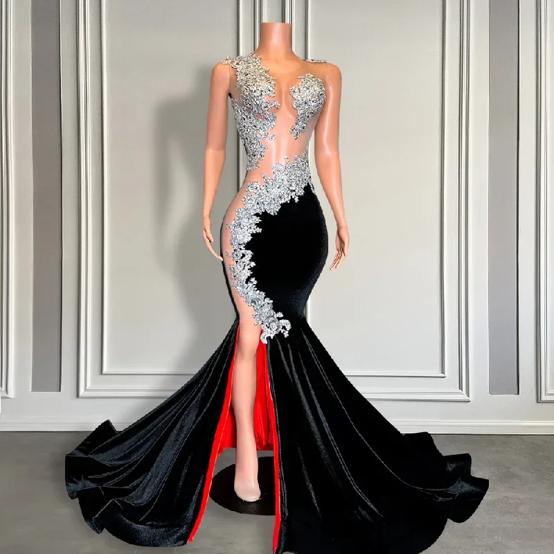 sparkly-sequin-long-prom-dresses-2024-high-slit-orange-ruffle-luxury-crystal-beaded-black-girls-mermaid-prom-gowns