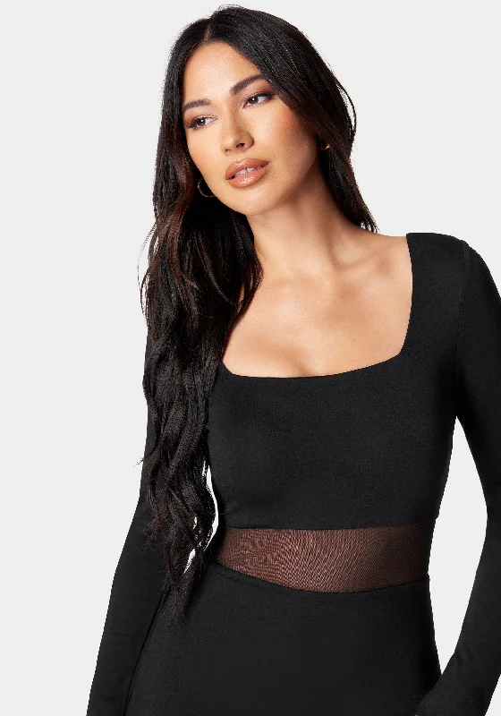 square-neck-mesh-inset-dress-jet-black