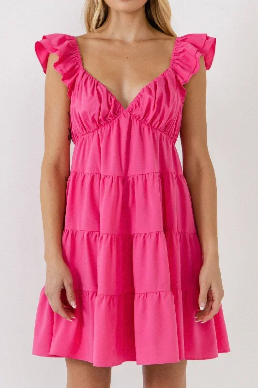 sweetheart-flounced-dress-fuchsia