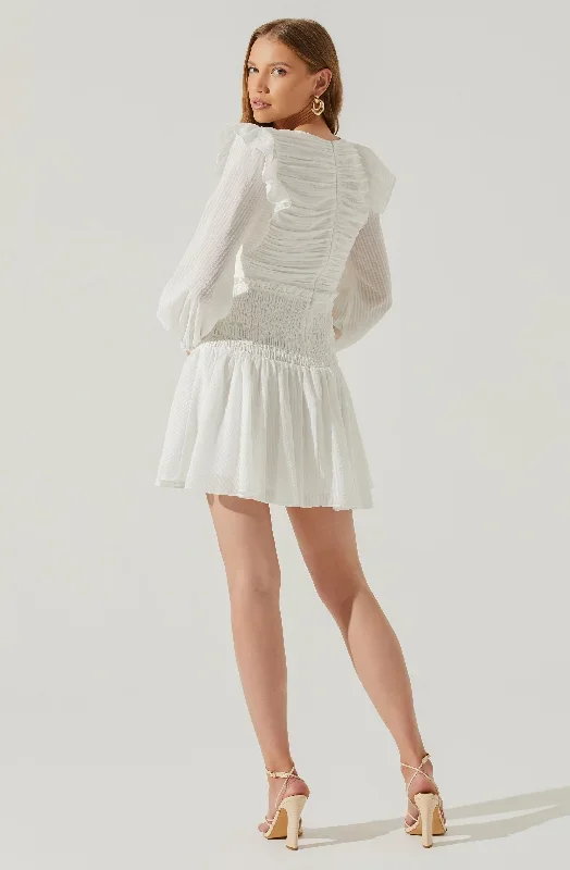 tayah-ruched-long-sleeve-mini-dress