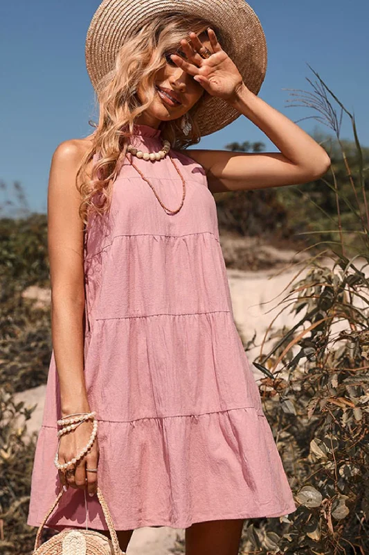 tie-back-sleeveless-tiered-dress