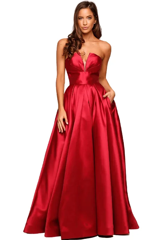 TINAHOLY Lucille Gown TA611 (Red) - RRP $440