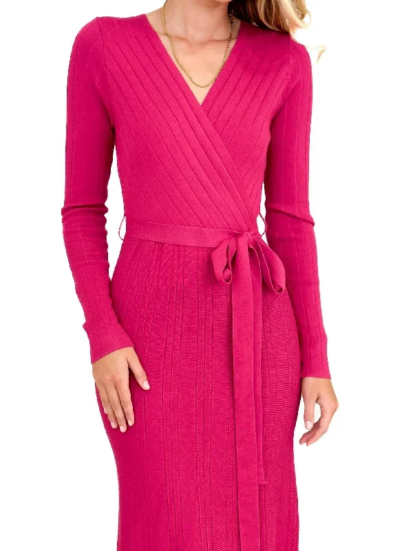 torio-knit-midi-dress-magenta