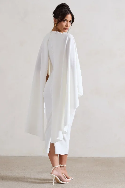 tranquility-white-gathered-midi-dress-with-cape-cl131009005