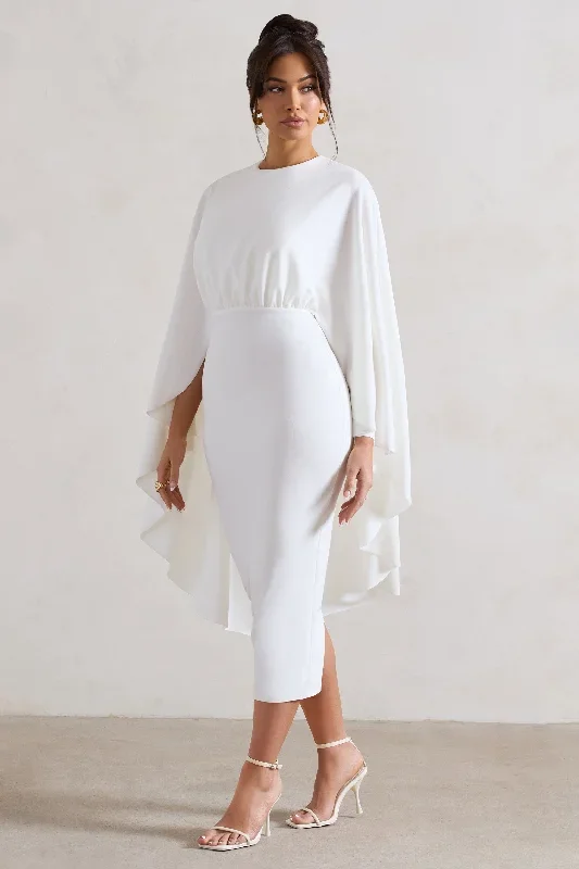 tranquility-white-gathered-midi-dress-with-cape-cl131009005