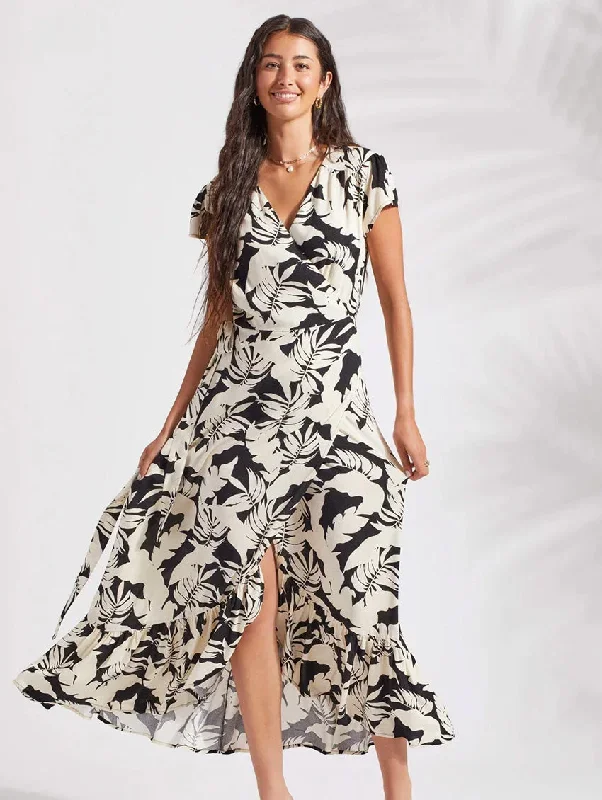 Tribal Wrap Maxi Dress