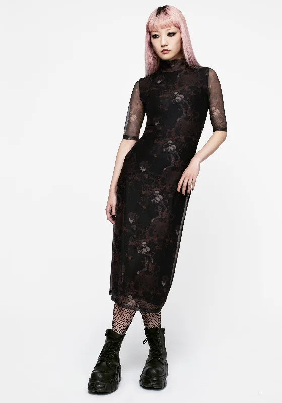 underworld-printed-mesh-bodycon-midi-dress